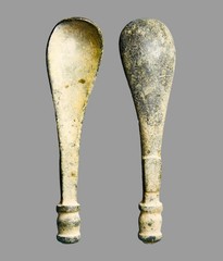Ancient Hellenistic Bronze Ritual Spoon Magical Apothecary Tool 300BC Authentic
