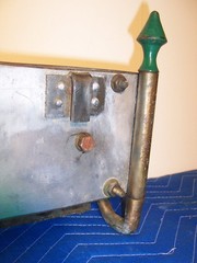 Unusual Heavy Handmade Brass & Steel Dutch Style Coat Kitchen Tack Wall Rack 23″