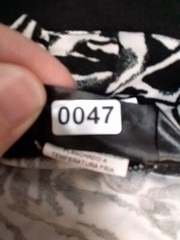 Dress Junior Size M Medium Black White Pattern Top Bow Front Mixxology