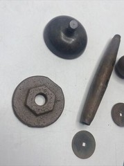 Metal Detector Finds Lot Brass? Copper? Washer Knob Parts Pieces Eagle MK