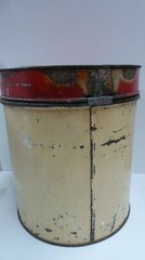 ART DECO TIN SUGAR CANISTER VINTAGE RETRO KITCHEN AUSTRALIANA KITCHENALIA