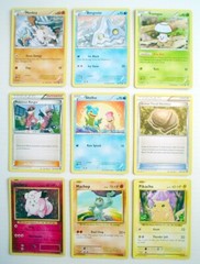 ONE 2016’s LOT OF 9 CARDS, POKÉMON ***** UN LOT DE 9 CARTES POKÉMON DE 2016