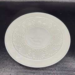 Belleek Christmas 9inch Plate Dish Fine Porcelain 1976 Dove of Peace Ireland VTG