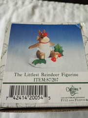 Fitz and Floyd – Charming Tails – ‘The Littlest Reindeer’ – Original Packaging
