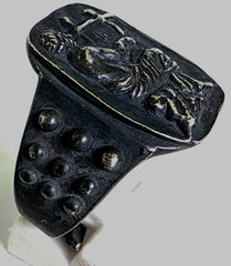 300 BC Ancient Greek Silver Ring God Orpheus bard legendary musician and prophet