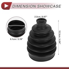 Set of 1 CV Joint Boot Kits for Mercedes-Benz C300 2008-2014 Outer Constant