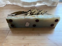 DeMott Signed Clipper Ship Brass & Marble Sculpture 10” High Vintage