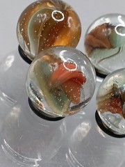 .61″-.58″ Hybrid Cat Eye Sparkler Marble Lot- Akro Master Vitro Foreign- L121