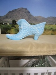 Unbranded, Blue & White Marbleized Cat Slipper, Hob Nob