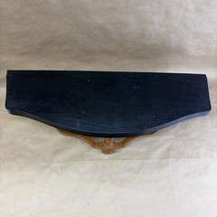 Vintage 1969 MCM DART HOMCO Black & Brown Wall Accent Display Shelf 3027