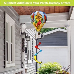 Briarwood Lane Summer Cardinals & Sunflowers Hot Air Balloon Spinner 54×12