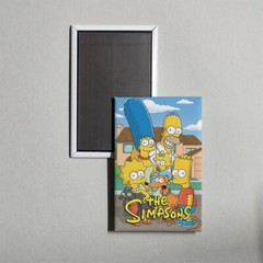 The Simpsons Mini TV Show Poster Fridge Locker Magnet