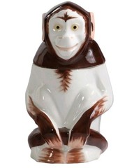 Limoges Edouard Marcel Sandoz Porcelain Monkey