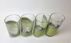 CYCLING 10 oz Tumblers 5.25″, Slanted Fun Shape, Graphics Cycling Down a Hill, B