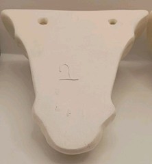 Vtg.80s 2pc. Home Interiors Tea Rose Ceramic Wall Pockets Cottage,Shabby Chic,