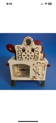 Avon Christmas Teddy and Friends Stove Diffuser & Music Box Original Packaging