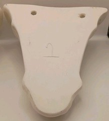 Vtg.80s 2pc. Home Interiors Tea Rose Ceramic Wall Pockets Cottage,Shabby Chic,