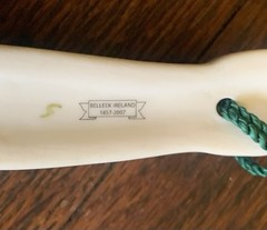 Belleek St Brigid’s Day Cross Ireland Wall Hanging Ornament Parian China Signed