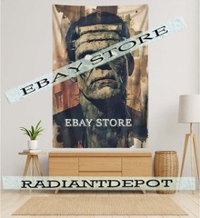 frankenstein horror gothic monster portrait classic wall hanging tapestry 39X59