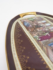 Bohemia Porcelain Czechoslovakia Neo-Classical Celebration Platter 19″ x 11″