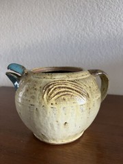 Signed Bird Pot Bowl Teapot Vase Ceramic Mid Century Modern Modernist Mcm Era