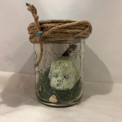 Haint Jar™ Appalachian Folk Horror Doll, Relic Oddity, Gothic, Handmade OOAK