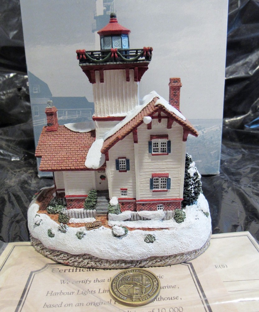 HARBOUR LIGHTS 2000 CHRISTMAS- HEREFORD INLET, NJ #710 WITH COIN COA