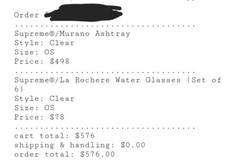 Supreme/La Rochere Water Glasses (set of 6)