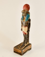 Antique Style Statue of Ancient Egyptian God Khnum Made in Egypt