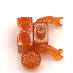 Star Wars Royal Guard LEGO® Orange Glitter Prototype Minifigure Monochrome