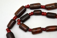 Ancient 4000 Years Old (1900 B.C.) Afghanistan Carnelian Necklace