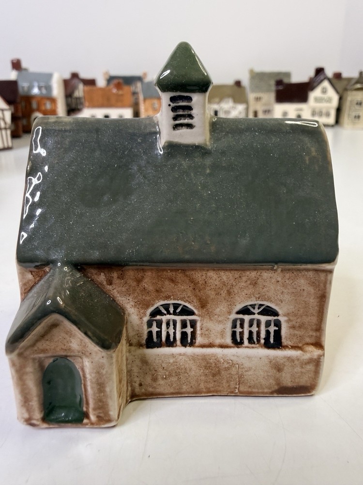 Mudlen End Studio Felsham Suffolk Pottery Miniature House Cottage School/ Church