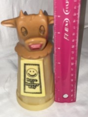 Vintage Moo-Cow Creamer Whirley Industries Plastic Have A Happy Day ￼