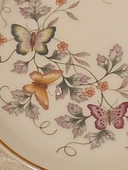 Vintage Avon Butterfly Fantasy Porcelain Trinket Dish Set Of 8 – 1979 Brazil