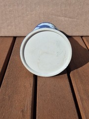 Edwardian Wedgewood Jasperware Sugar Shaker Muffineer Dark Blue EPNS