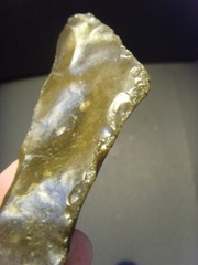 Lower Paleolithic – Acheulean lateral scraper c.450,000 BP.