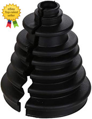 CVS18 Universal Split Constant Velocity Joint Gaiter Boot Replacement Kit Black