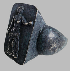 300 BC Ancient Roman Silver Ring Venus goddess love beauty fertility prosperity
