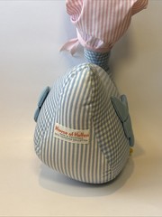 Vintage House of Hatten Gingham Goose Duck Pink Bonnet 1990s Country Decor