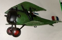 Sexton 1122 1123 1124 Vintage Metal Bi Planes Yellow Red And Green 3 Planes