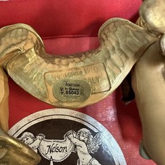 Vintage 1980’s Fontanini Italy Cherubs w/ Banner in Original Packaging Lot of 2