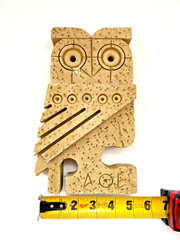 Owl of Athens Soapstone Ancient Statue Made in Greece Goddess of Wisdom 9.5″