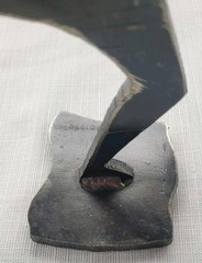 Vintage Original Ivan McLean Cut Steel Metal Sculpture Candle Holder Heart 1998