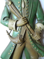 Vintage Sexton Cast Metal Continental Soldier Wall Art 20′. BB5