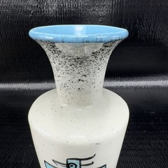 Loma of Arizona Pottery Southwestern Vase Vessel Blue Bird Pottery Stoneware VTG