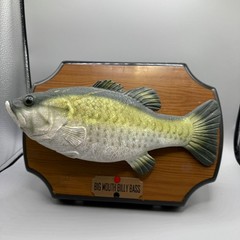 Gemmy Big Mouth Billy Bass Singing Fish Vintage 1999 Novelty Decor Green