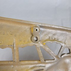 Vintage 1975 HOMCO SEXTON Set of 2 Airplanes Cast Metal Wall Art Decor Planes