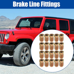 20pcs M10x1.0 Threads Brake Line Nut Fittings for 3/16 Steel Brak…
