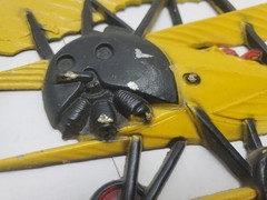 Vintage 1975 Homco Iron Airplanes Set of 4