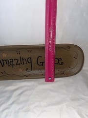 Donna White Heritage Collection AMAZING GRACE Decor Platter16″ Rustic Primitive